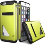 iPhone6S Plus 対応 Mighty Card Defense カードケース 搭載 プラスチック+TPU ハードケース ライム