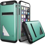 iPhone6S Plus 対応 Mighty Card Defense カードケース 搭載 プラスチック+TPU ハードケース ミント