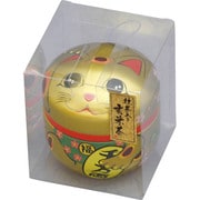 お茶 招き猫缶 金 [招き猫缶 金]