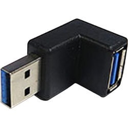 USB3.0対応直角変換アダプター(Aタイプ：オス←→メス) 3AA-MFA
