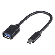 BSUAMC311015BK [USB3.1 Gen1変換ケーブル(Aメス to C) 0.15m ブラック]