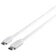 USB2.0ケーブル(MicroB to C) 1.0m ホワイト BSUMBC210WH
