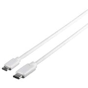 USB2.0ケーブル(MicroB to C) 1.0m ホワイト BSUMBC210WH