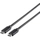 USB3.1 Gen1ケーブル(C to C) 2.0m ブラック BSUCC31120BK