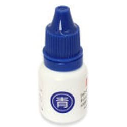 シャイニー セルフインキングスタンプ用補充インク 青 10ml S-63J青