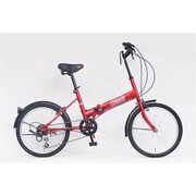 折りたたみ自転車 20型 6段変速 SFD206 保険付 レッド コールマン SFD206 保険付 RD 3311