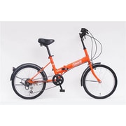 折りたたみ自転車 20型 6段変速 SFD206 保険付 オレンジ コールマン SFD206 保険付 OR 3312