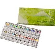 透明水彩絵具 和彩36色セット