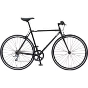 クロスバイク 700C クロモリフラットバーロード SPICA8.5 520mm 700×25C 外装8段変速 SPICA 8.5-520 ブラック