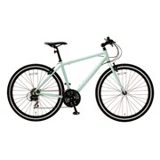 700C アルミフラットバークロスバイク 460mm 700×28C 外装21段変速 ターコイズ VISION 1.5-460