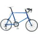 小径車（ミニベロ） FUZZ6.5 クロモリドロップハンドル 500mm 20型 外装16段変速 FUZZ 6.5-500-CP ブルー
