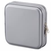 CD/DVDセミハードケース 24枚収納 シルバー OA-RSH-24S