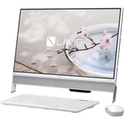 LAVIE Desk All-in-one DA350/DAW 23.8型ワイド/Celeron/HDD 1TB/4GB/DVDスーパーマルチ/Office Personal Premium プラス Office 365 サービス/ファインホワイト PC-DA350DAW