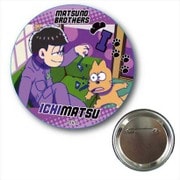 ぎゅぎゅっとシリーズ おそ松さん 缶バッチ J [キャラクターグッズ]