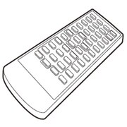 N2QAJC000017 [ポータブルブルーレイプレーヤー用 リモコン]
