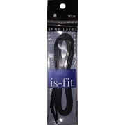 is-fit シューレース RO-1 ロービキ丸 90cm 黒 [靴紐]