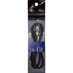 is-fit シューレース RO-2 ロービキ丸 65cm 茶 2本入り [靴紐]