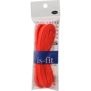 is-fit シューレース K-3 AC 蛍光レッド 120cm 2本入り [靴紐]