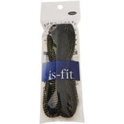 is-fit シューレース RH-1 ラメ平 黒/金 120cm 2本入り [靴紐]