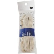 is-fit シューレース RH-2 ラメ平 白/金 120cm [靴紐]