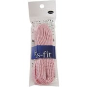 is-fit シューレース RH-5 ラメ平 ピンク/銀 120cm 2本入り [靴紐]