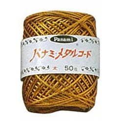 メタリックヤーン 細 [100m巻 金]
