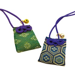 たたみテープお守り 紫 厄除け T-15