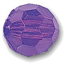 クラフトビーズ 12mm 12-8 紫 [50個入り]