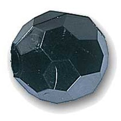 クラフトビーズ 8mm 8-15 黒 [50個入り]