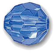 クラフトビーズ 6mm 6-10 青 [50個入り]