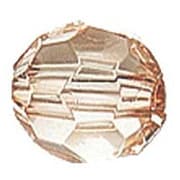 クラフトビーズ 6mm 6-14 茶 [50個入り]