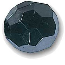 クラフトビーズ 6mm 6-15 黒 [50個入り]