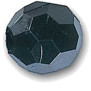 クラフトビーズ 6mm 6-15 黒 [50個入り]