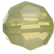 6-11MK [クラフトビーズ 6mm ミルキーカラー 黄緑]