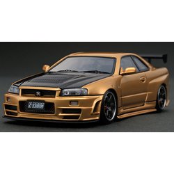 グット■ イグニッションモデル 1/43 ニスモ R34 GT-R Z-tune ガンメタリック IG0790 ignition model Nismo Gun Metallic ■ hpi・racing