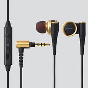ハイレゾ対応 ステレオヘッドホン(マイク付) カナル型 12.5mmドライバ ゴールド EHP-CH2000SGD/N