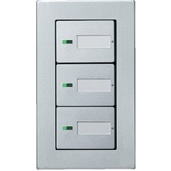 ラフィーネアシリーズ埋込ほたるトリプルスイッチB 片切 ウォームシルバー WTP50513SP