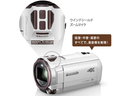 ヨドバシ.com - パナソニック Panasonic HC-VX980M-W [デジタル4K 