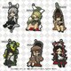 ラバーマスコットストラップ えふぉるめ 文豪ストレイドッグス ぶらんこ 1pcs [コレクショントイ]