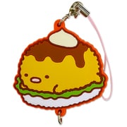 ラバーストラップ すみっコぐらし ツムツム とんかつにぎり [キャラクターグッズ]