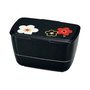 Cool Bento 入子 黒華文様梅 52560