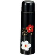 コップ付きステンレスマグボトル 黒華文様 梅 36566