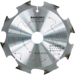 0032-5683 [スーパーチップソー 全ダイヤ 125mm×20 8枚刃]