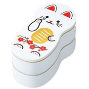52629 [お弁当箱 ドールランチ まねきねこ 白]