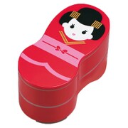 お弁当箱 ドールランチ 舞妓 赤 52594