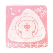 ハンカチタオル ウォンバットさんたち 米 [キャラクターグッズ]