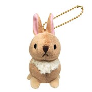 フラッフィーズ キーチェーン ウサギ BE [キャラクターグッズ]