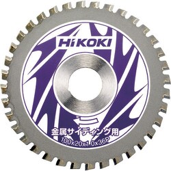 0032-8544 [チップソー 金属サイディング用 100mm×20 36枚刃]