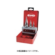 2枚刃スパイラルステップドリルセット 3本組 コバルトハイス 101026E