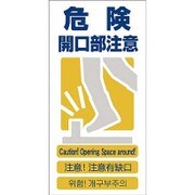 1146-1113-10 [GCE‐10 4ヶ国語入り安全標識 危険開口部注意]